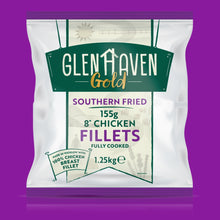 Load image into Gallery viewer, Glenhaven Southern Fried Chicken Fillets 8 Pack