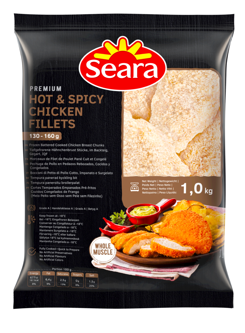 Seara Hot & Spicy Chicken Fillet 1kg