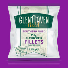 Load image into Gallery viewer, Glenhaven Southern Fried Chicken Fillets 8 Pack
