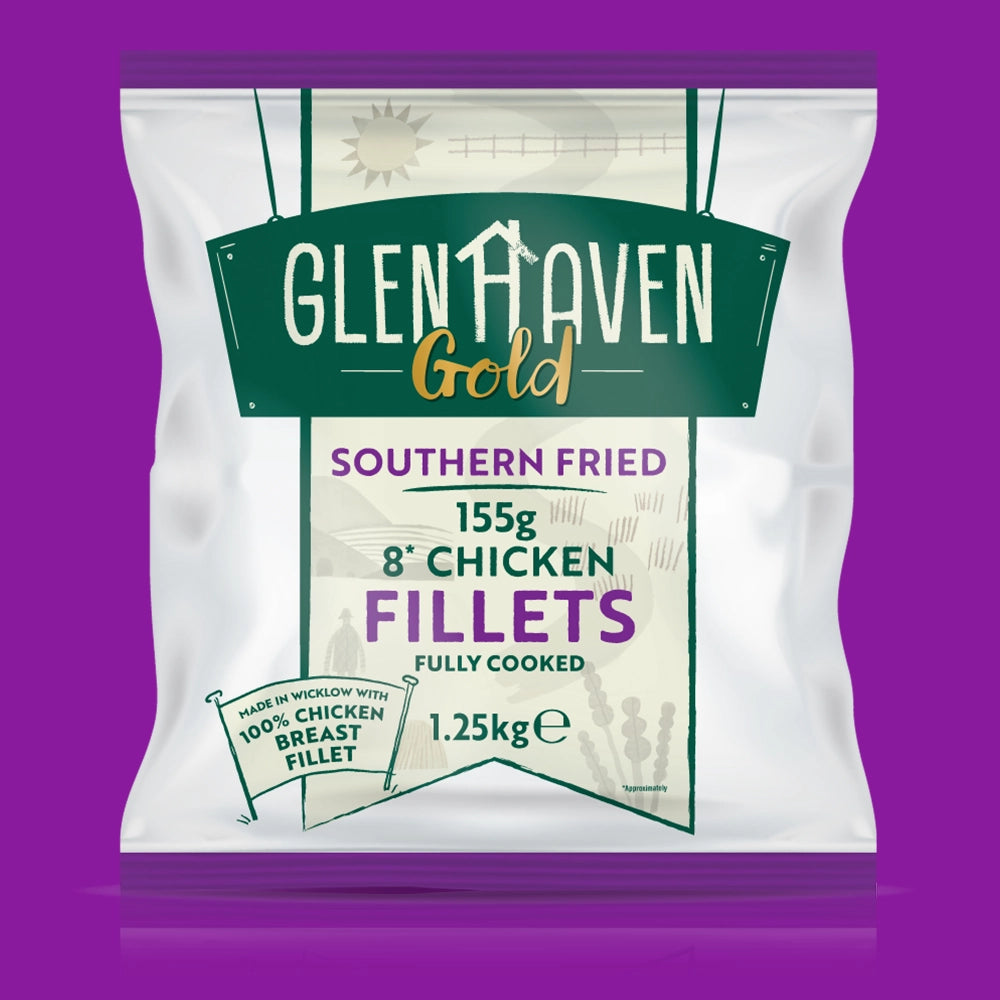 Glenhaven Southern Fried Chicken Fillets 8 Pack
