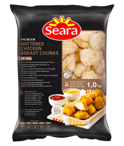 Seara Battered Chicken Breast Chunks 1kg