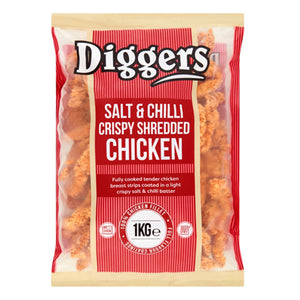 Diggers Salt n Chilli Shredded Chicken 1kg