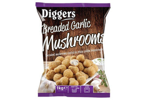 Diggers Garlic Breaded Mushrooms 1kg