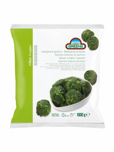 Greens Spinach Portions 1kg