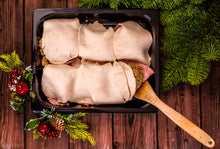 Load image into Gallery viewer, Rustic Kitchen Turkey &amp; Ham Portions With Stuffing 6 Pack Frozen
